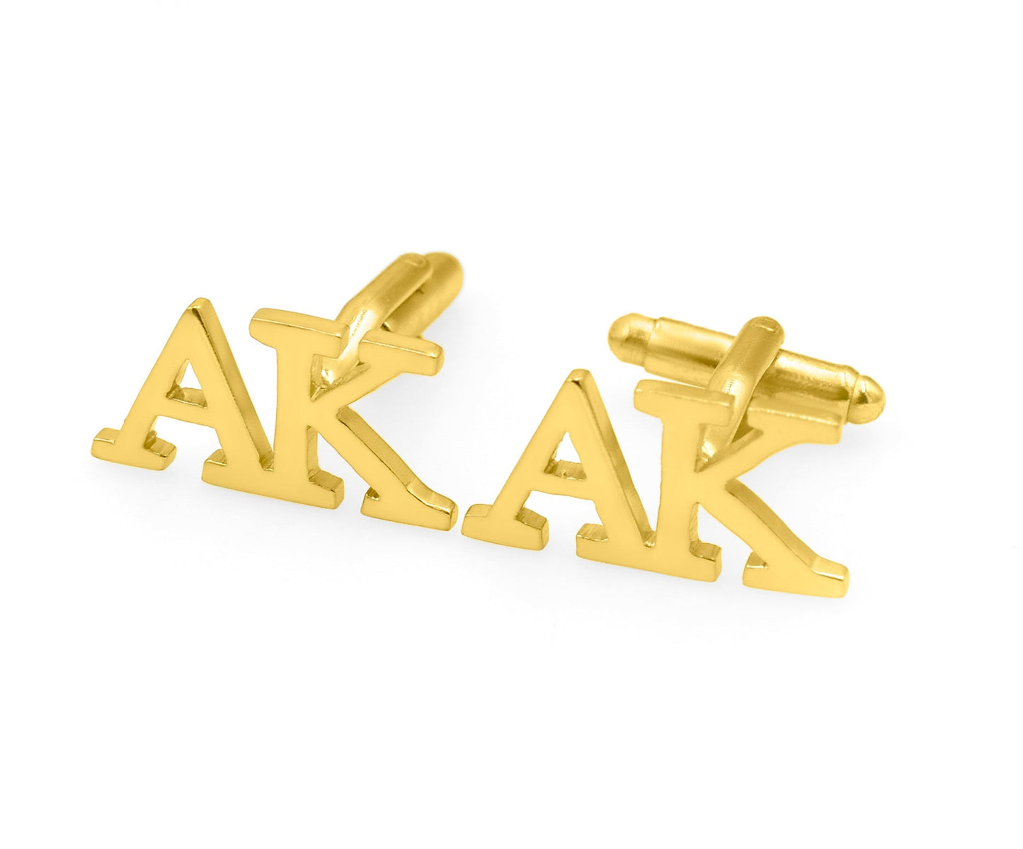 Letters AK Initial Cufflinks