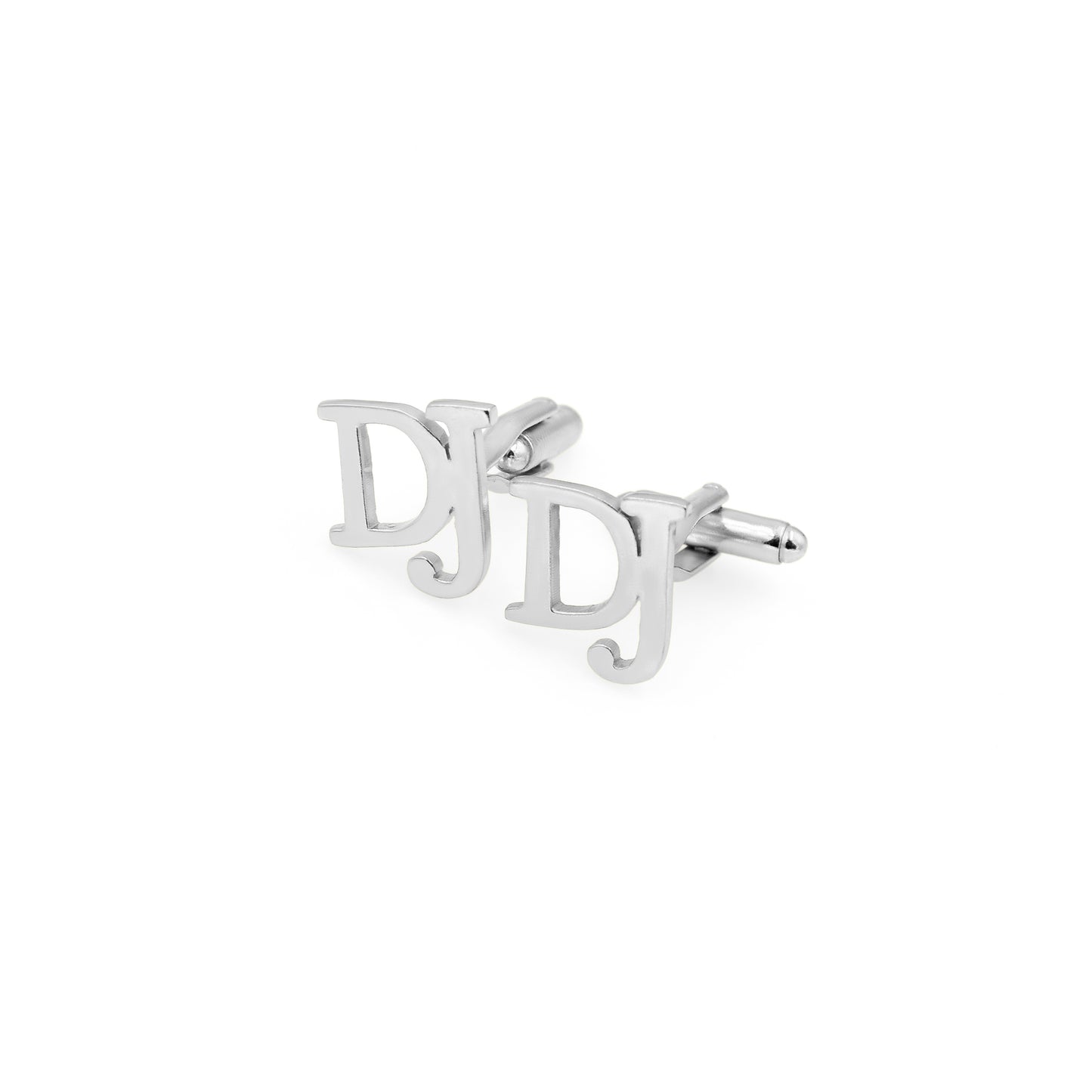 Letters DJ Initial Cufflinks