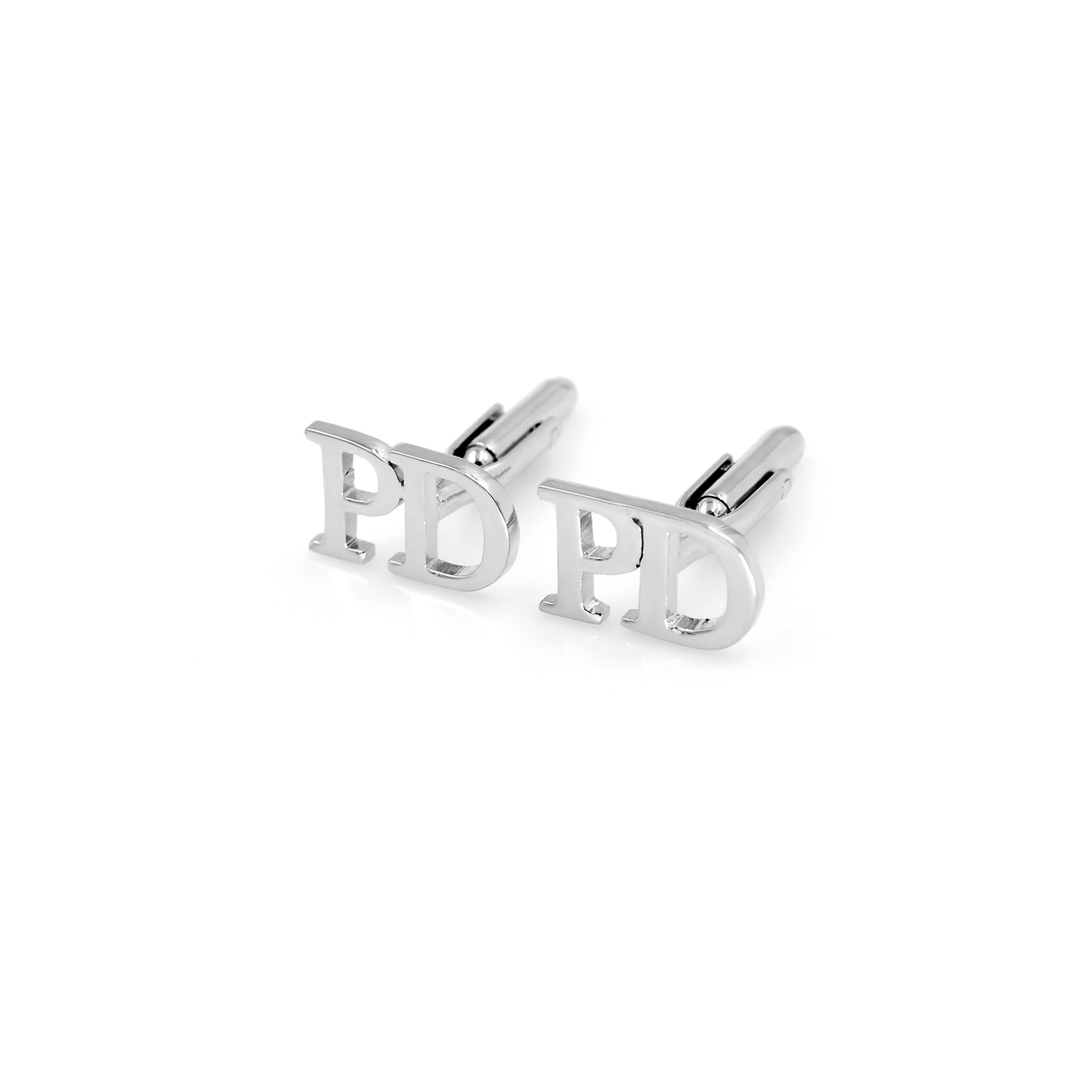 Letters PD Initial Cufflinks