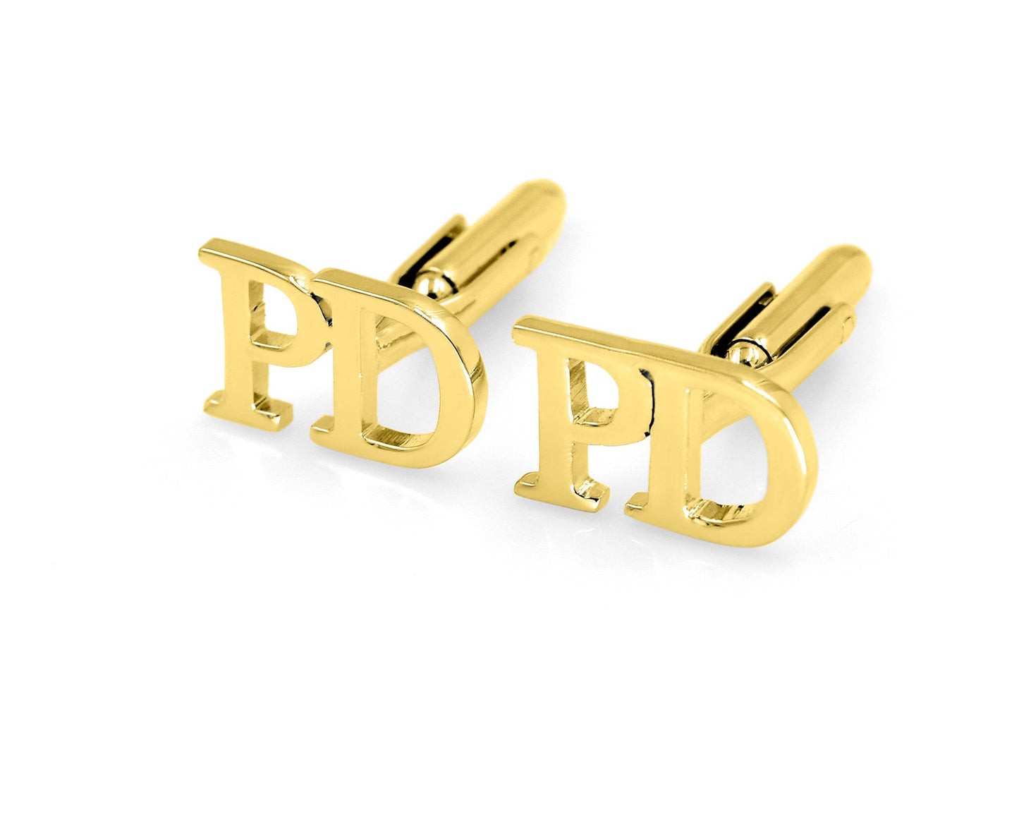 Letters PD Initial Cufflinks