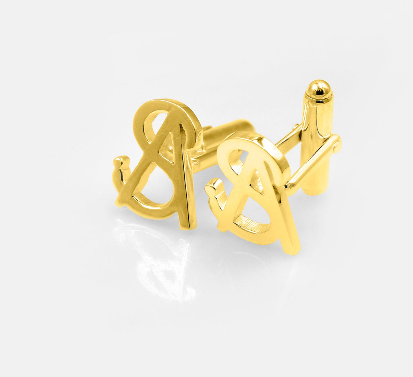 Letters SA Initial Cufflinks