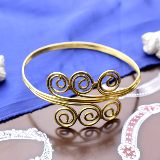 Spiral Elegance Armcuff