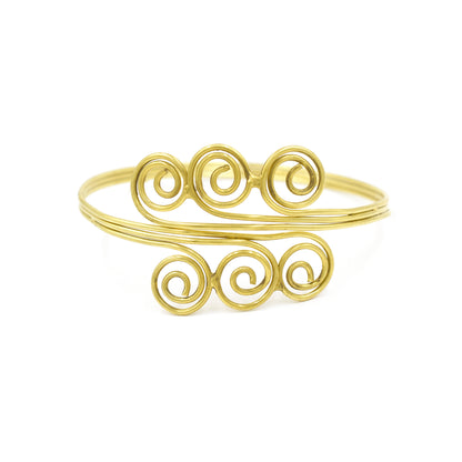 Spiral Elegance Armcuff
