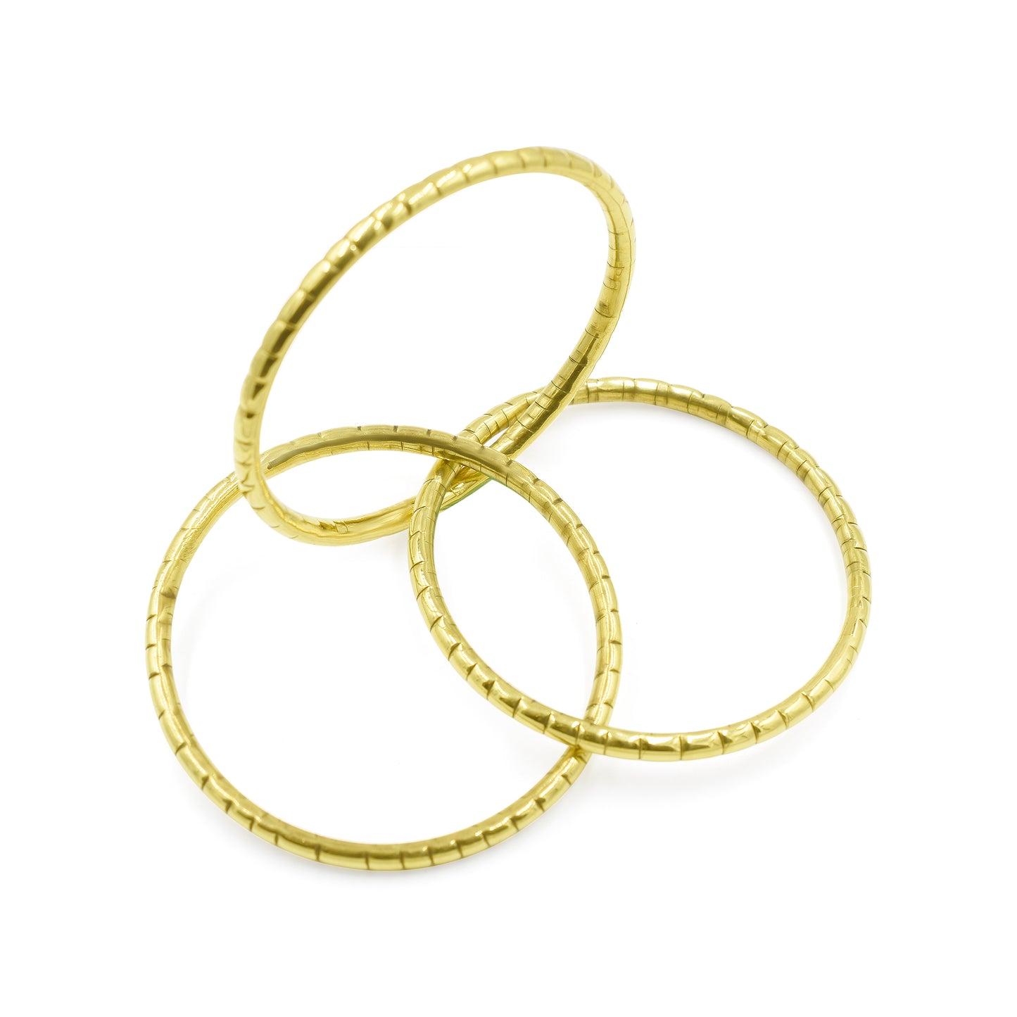 Golden Aura Entangled Bangle