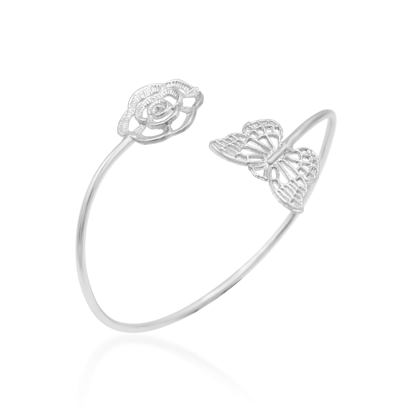 Butterfly On Flower Handcuff