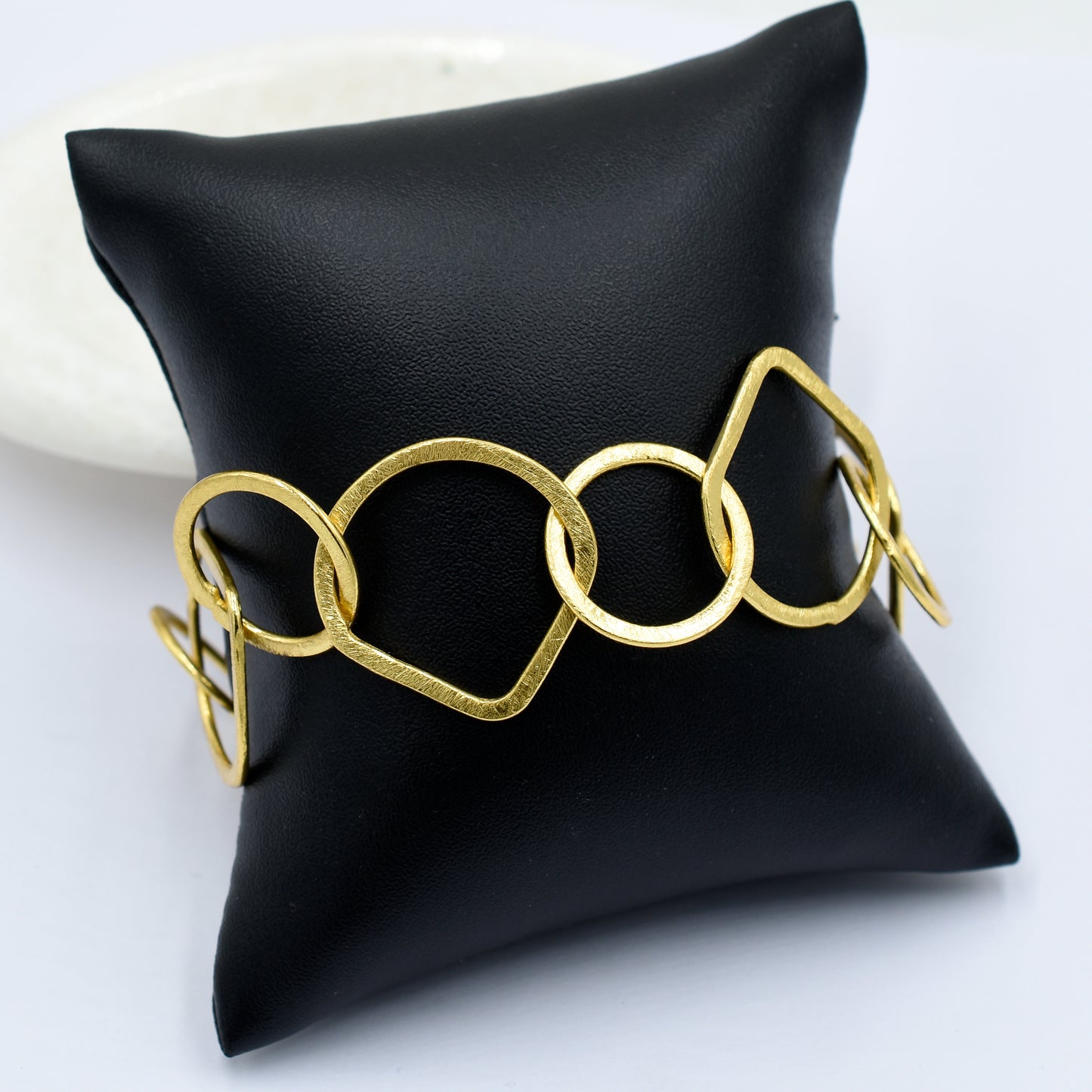 Lock Within Circles Chain Bracelet