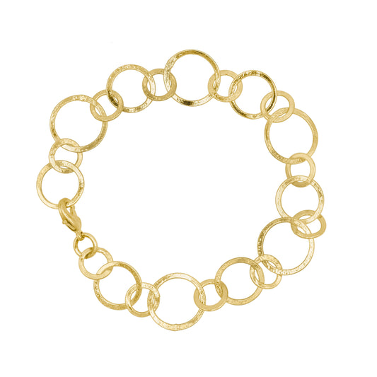 Circle Interlock Chain Bracelet