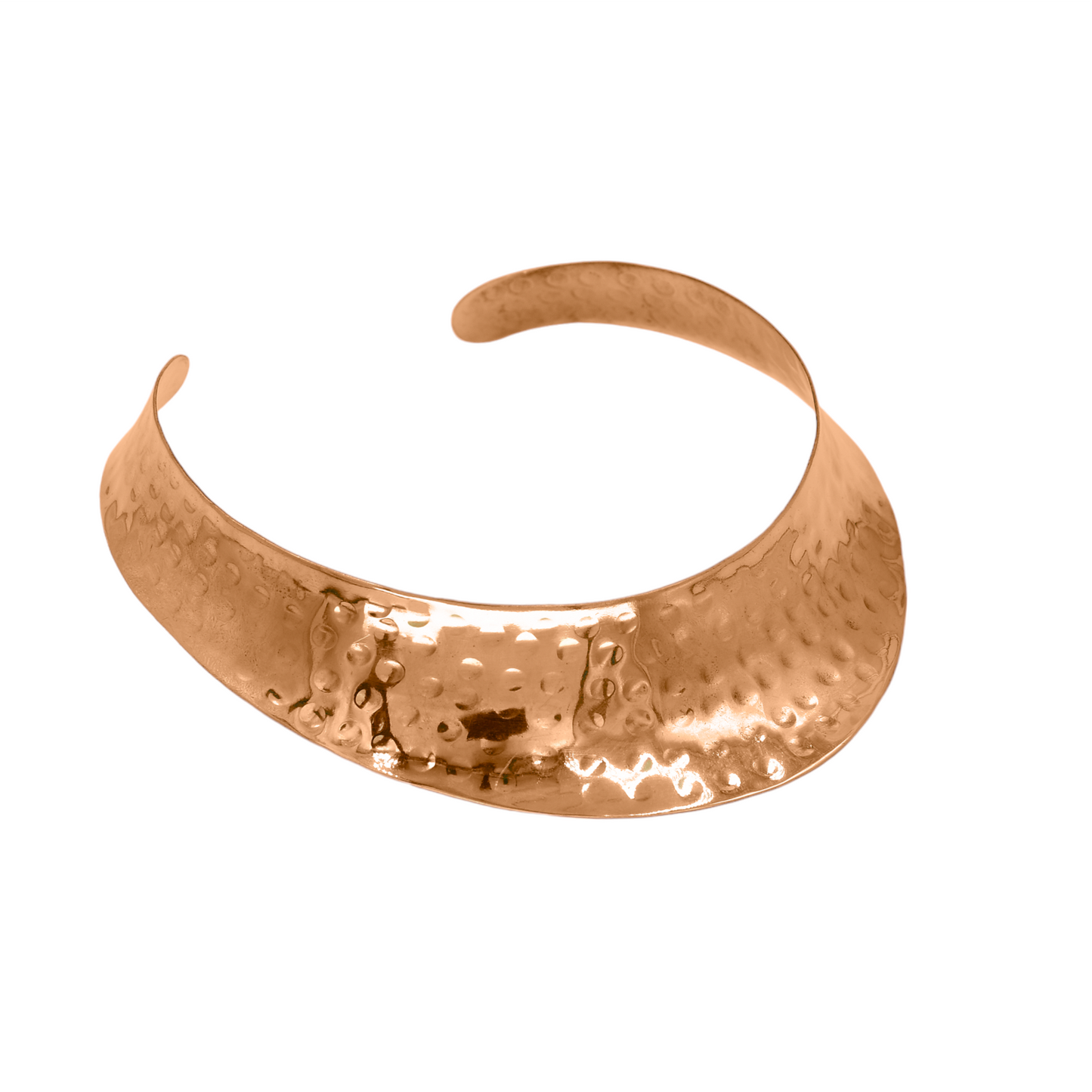 Curved Hammered Choker