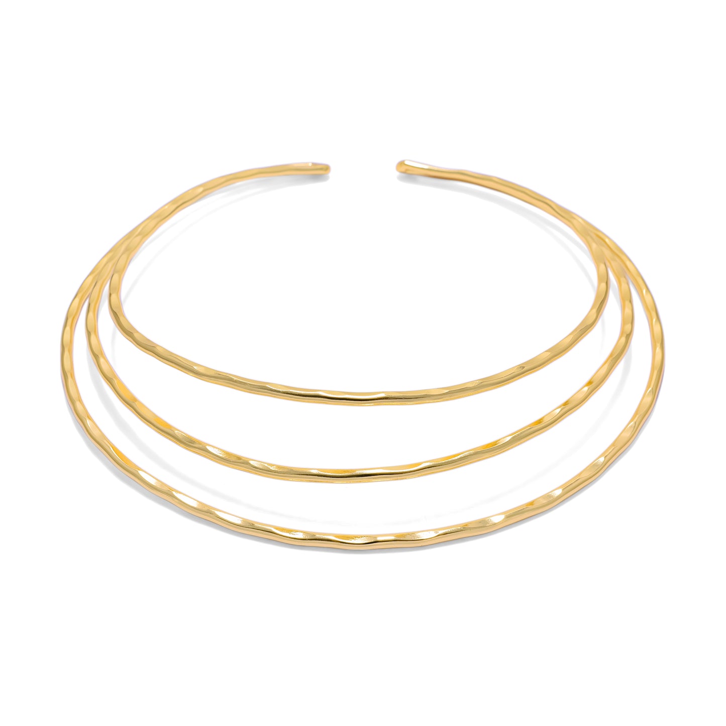 Gilded Trio Collar Choker