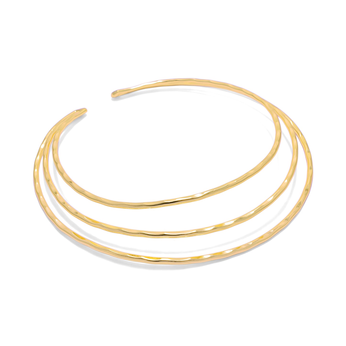 Gilded Trio Collar Choker