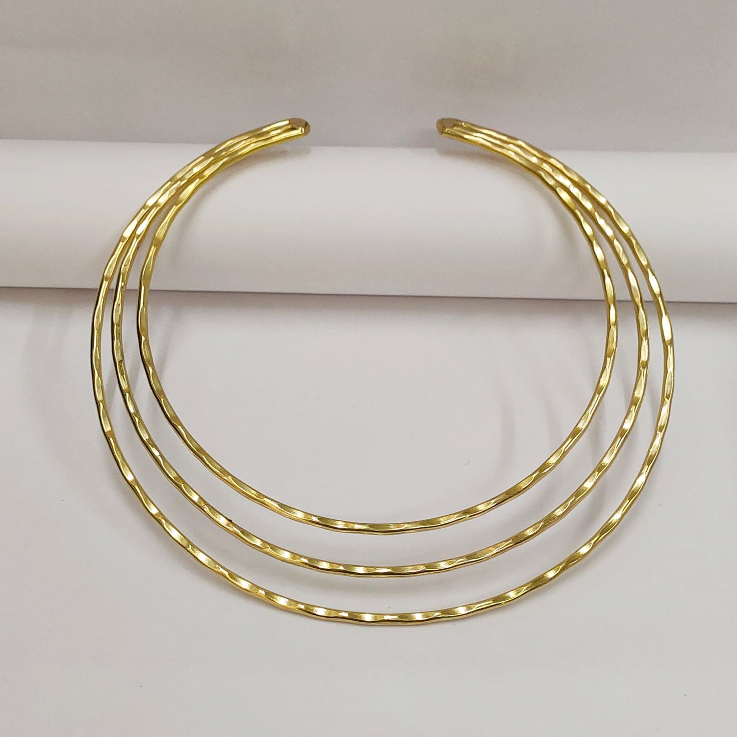 Gilded Trio Collar Choker