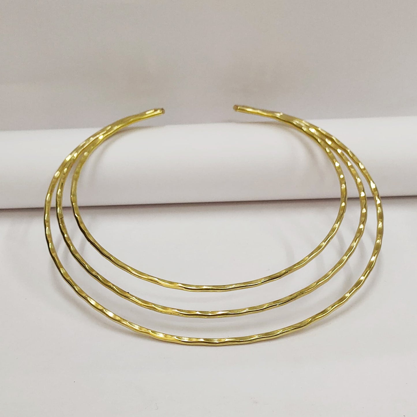 Gilded Trio Collar Choker