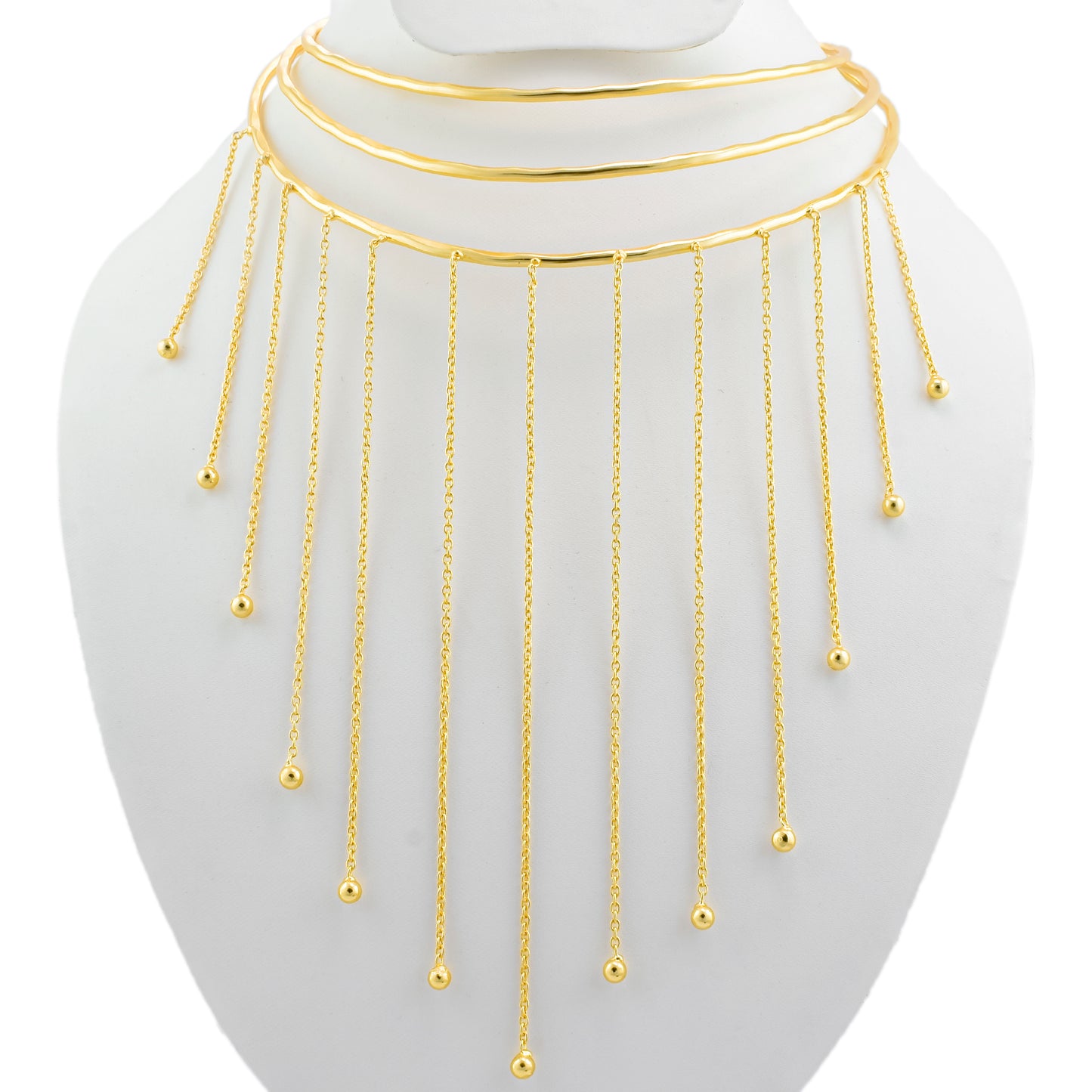 Sun Rays Tassels Choker