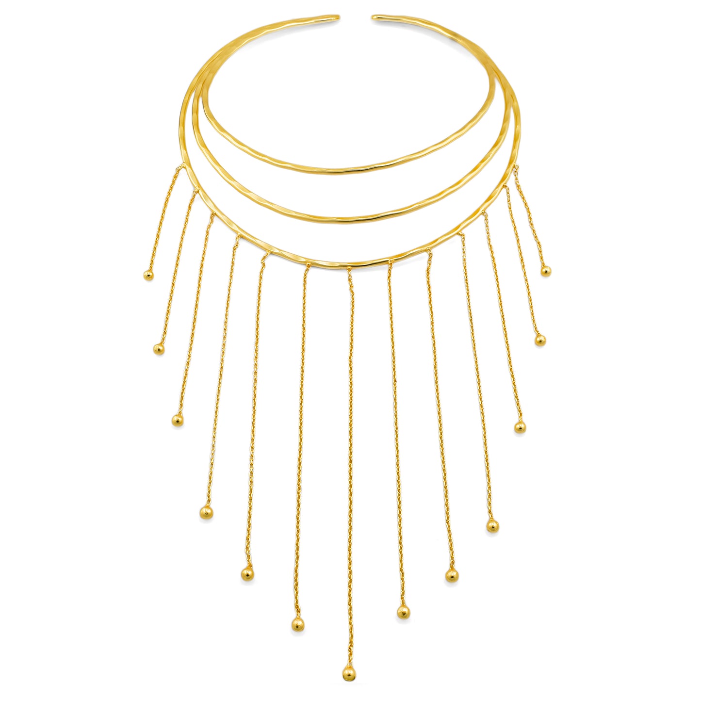 Sun Rays Tassels Choker