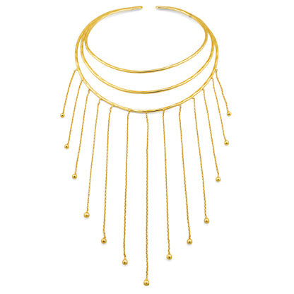 Sun Rays Tassels Choker