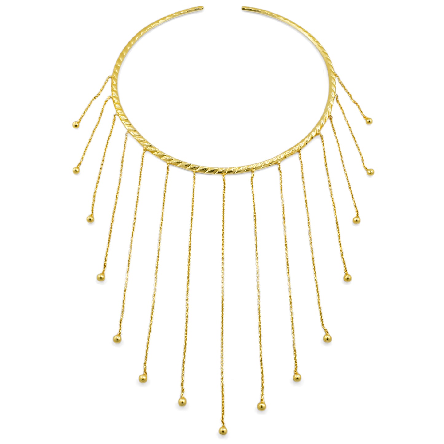 Morning Dew Tassels Choker