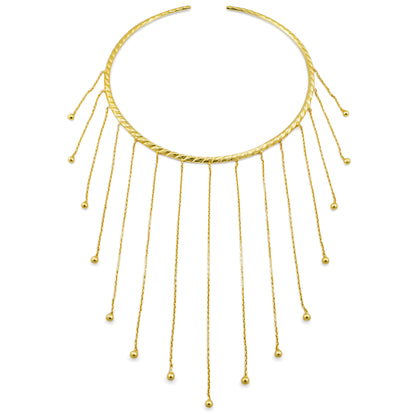 Morning Dew Tassels Choker
