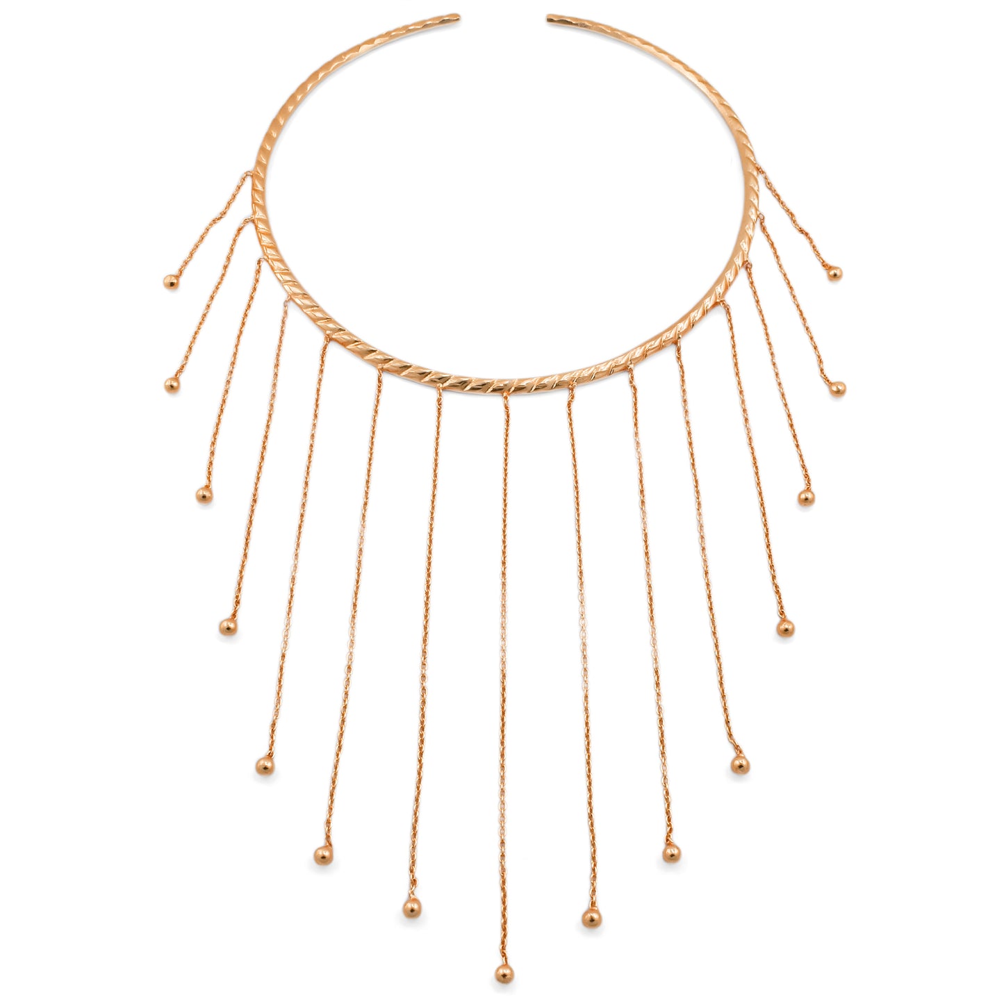 Morning Dew Tassels Choker