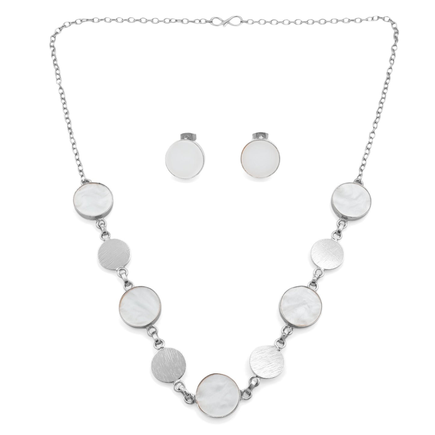 Mother Of Pearl Necklace Set