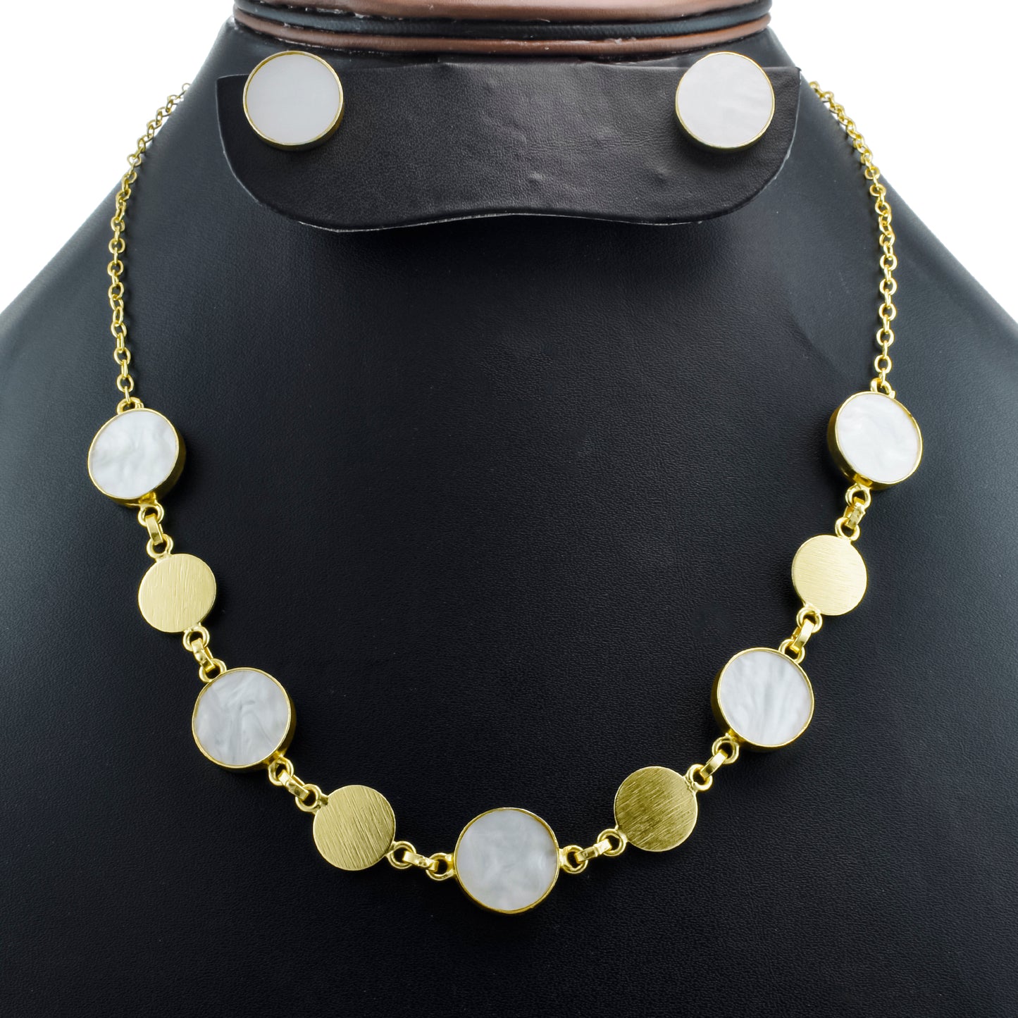 Mother Of Pearl Necklace Set