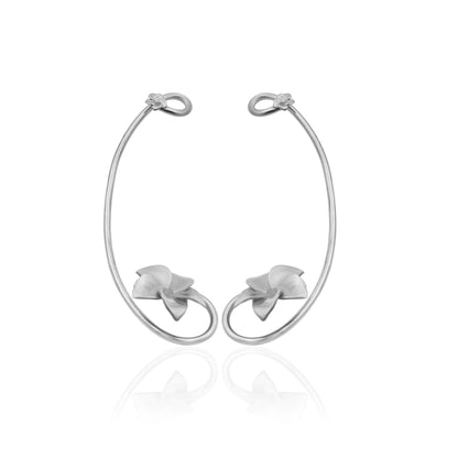 Fall Of Leaf Ear Cuff Earrings