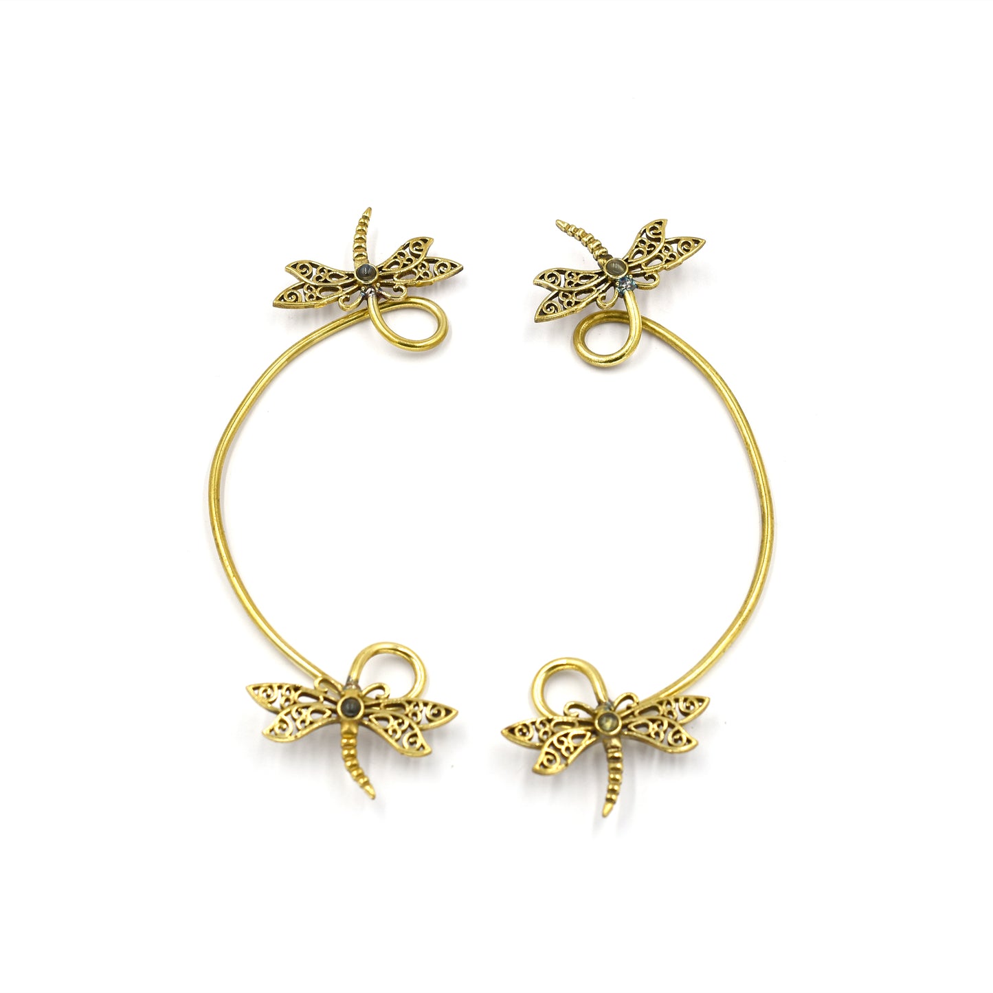 Flying Butterflies Ear Cuff Earrings