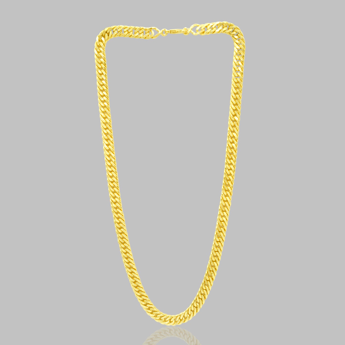 Textured Cuban Chain Necklace