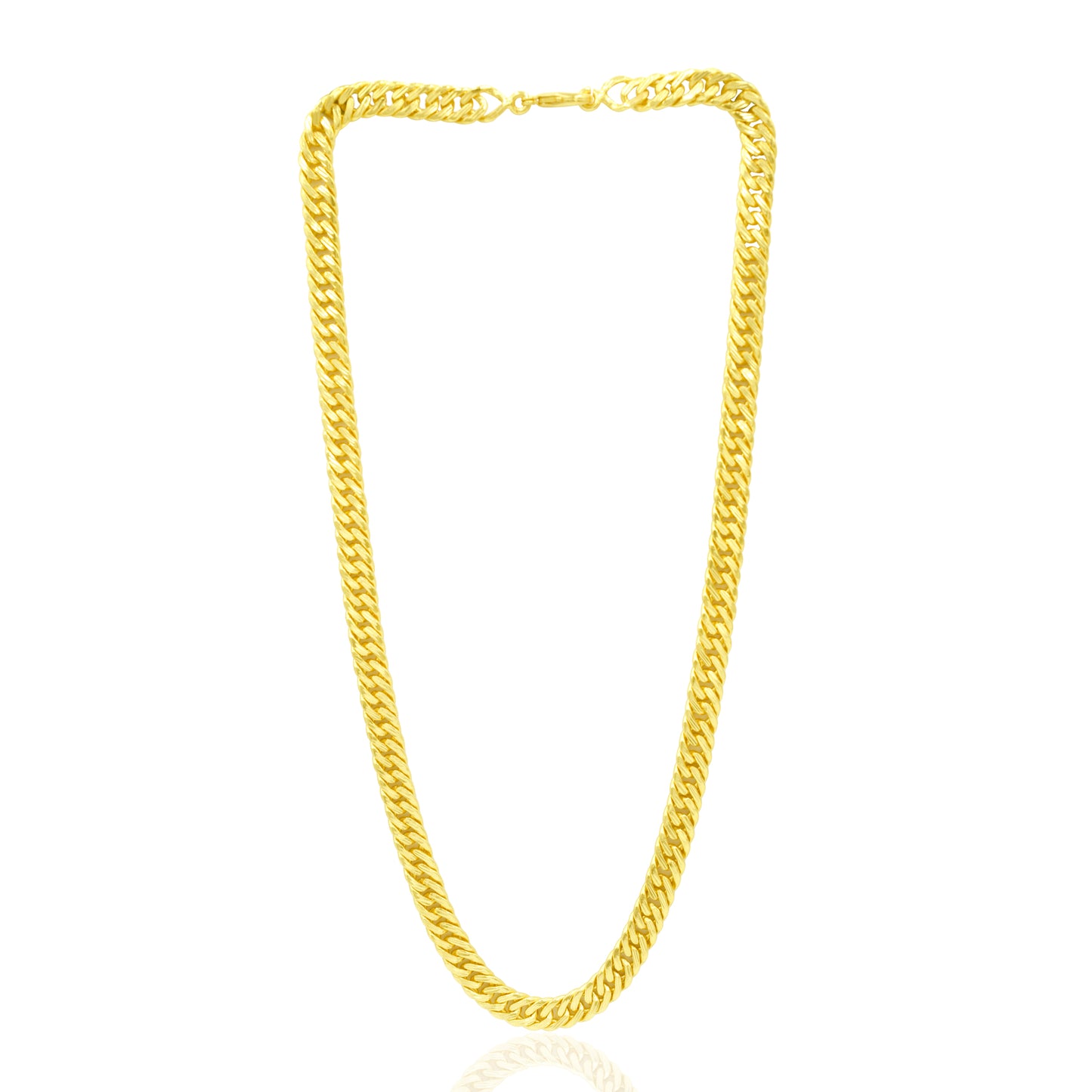 Textured Cuban Chain Necklace