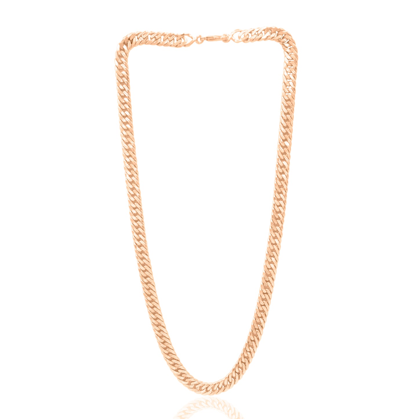 Textured Cuban Chain Necklace