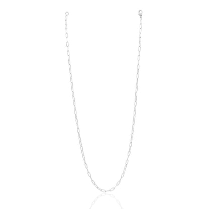 Textured Paperclip Chain Necklace