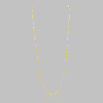 Textured Paperclip Chain Necklace