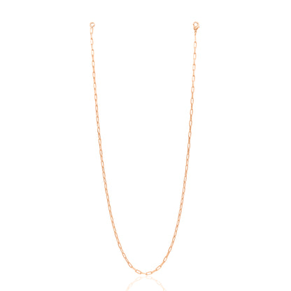 Tiny Paperclip Chain Necklace