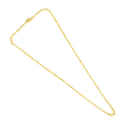 Tiny Paperclip Chain Necklace