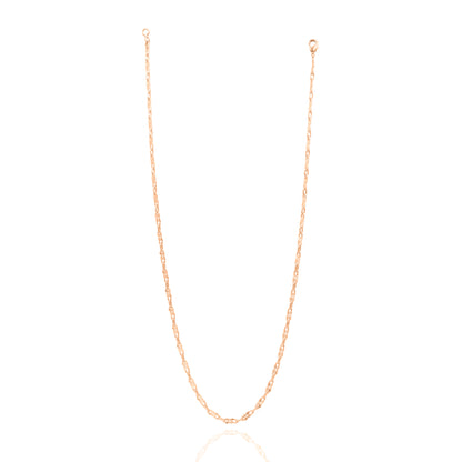 Flower Bar Chain Necklace