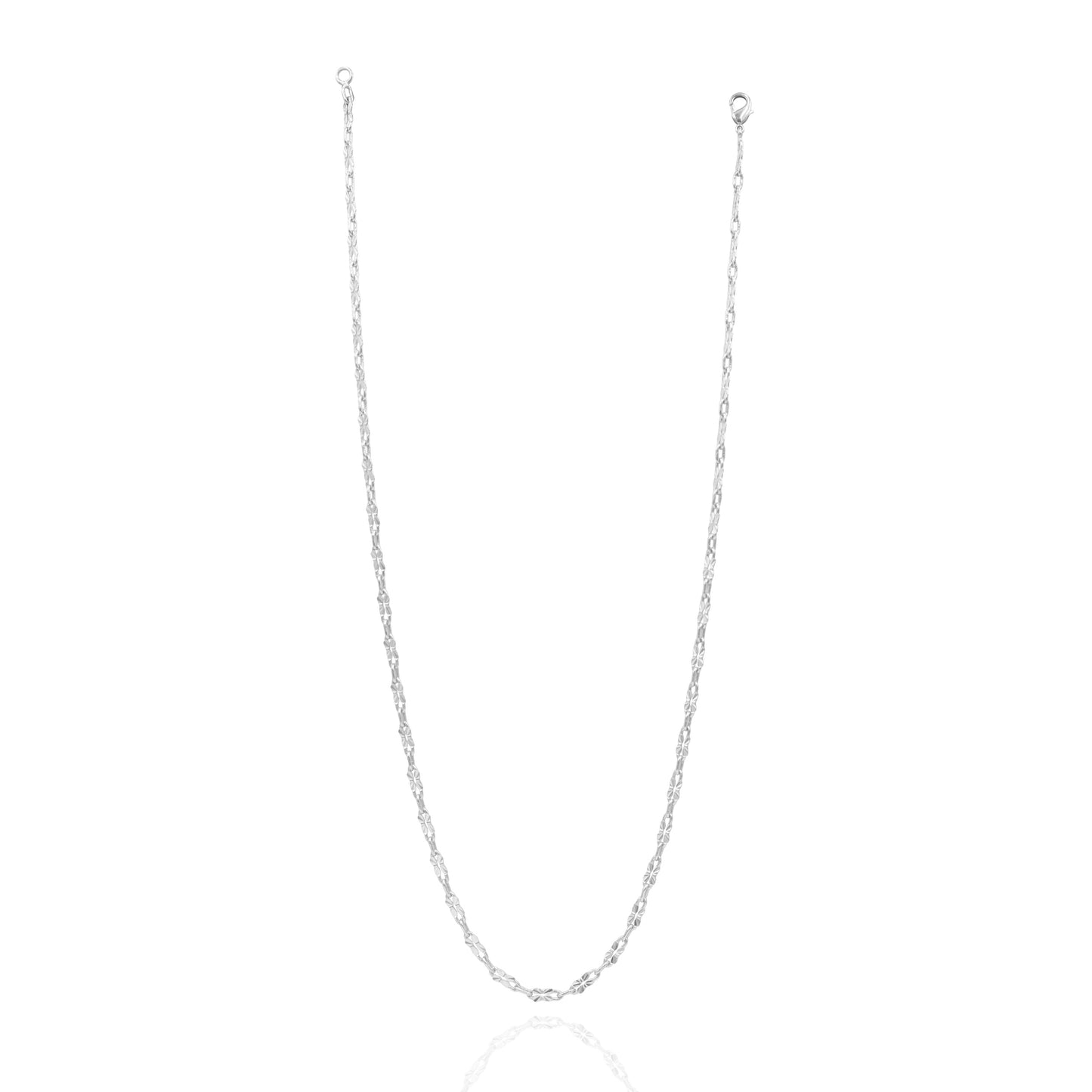 Flower Bar Chain Necklace