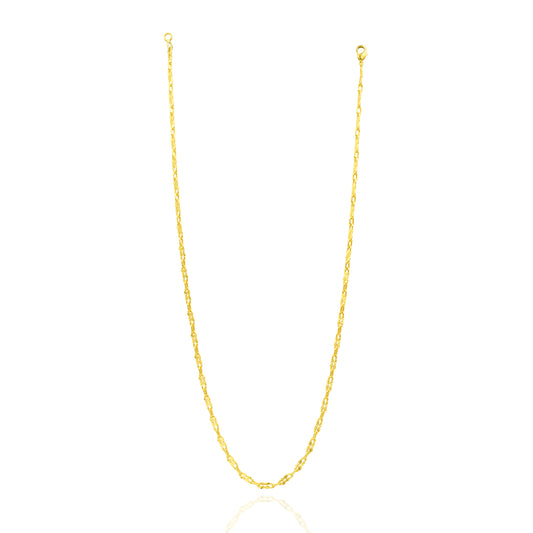 Flower Bar Chain Necklace