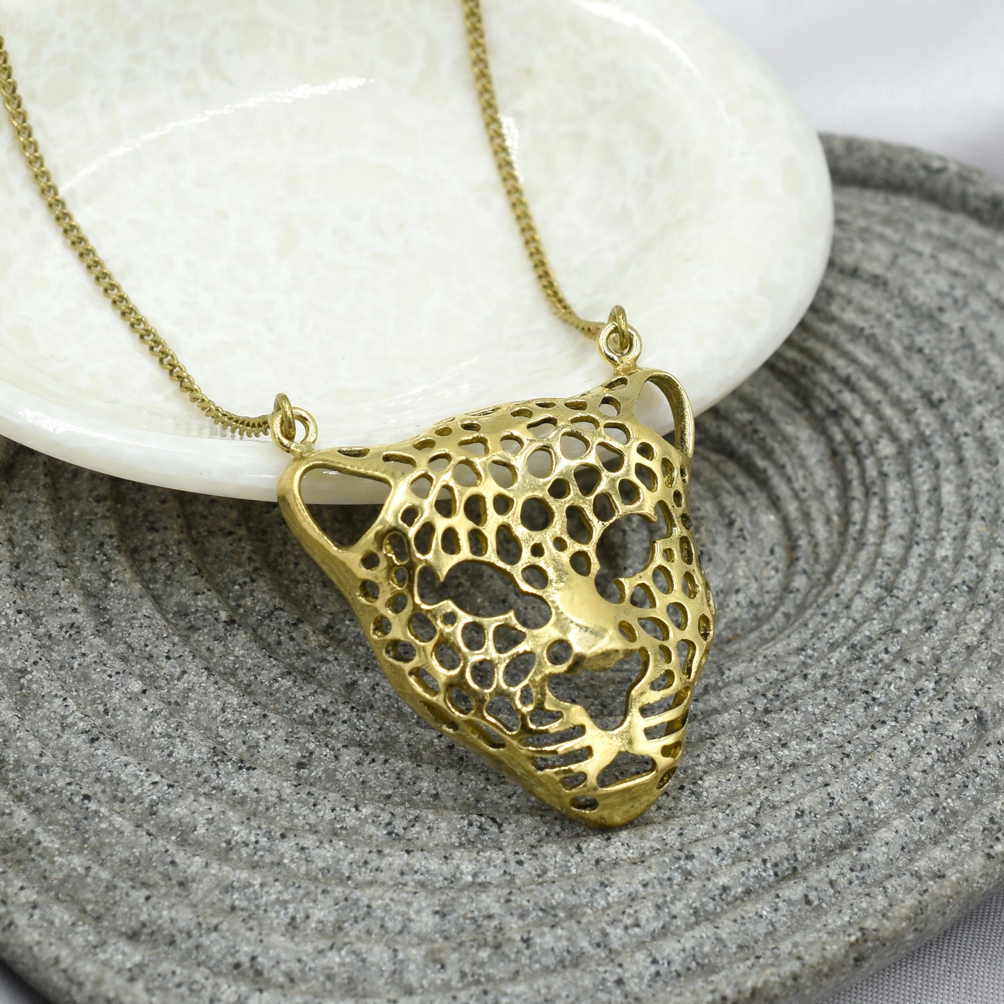 Leopard Head Pendant