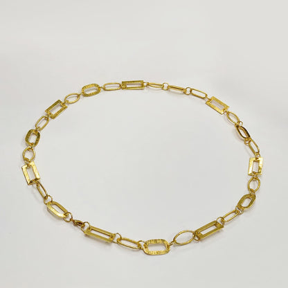 Golden Thread Chain Necklace