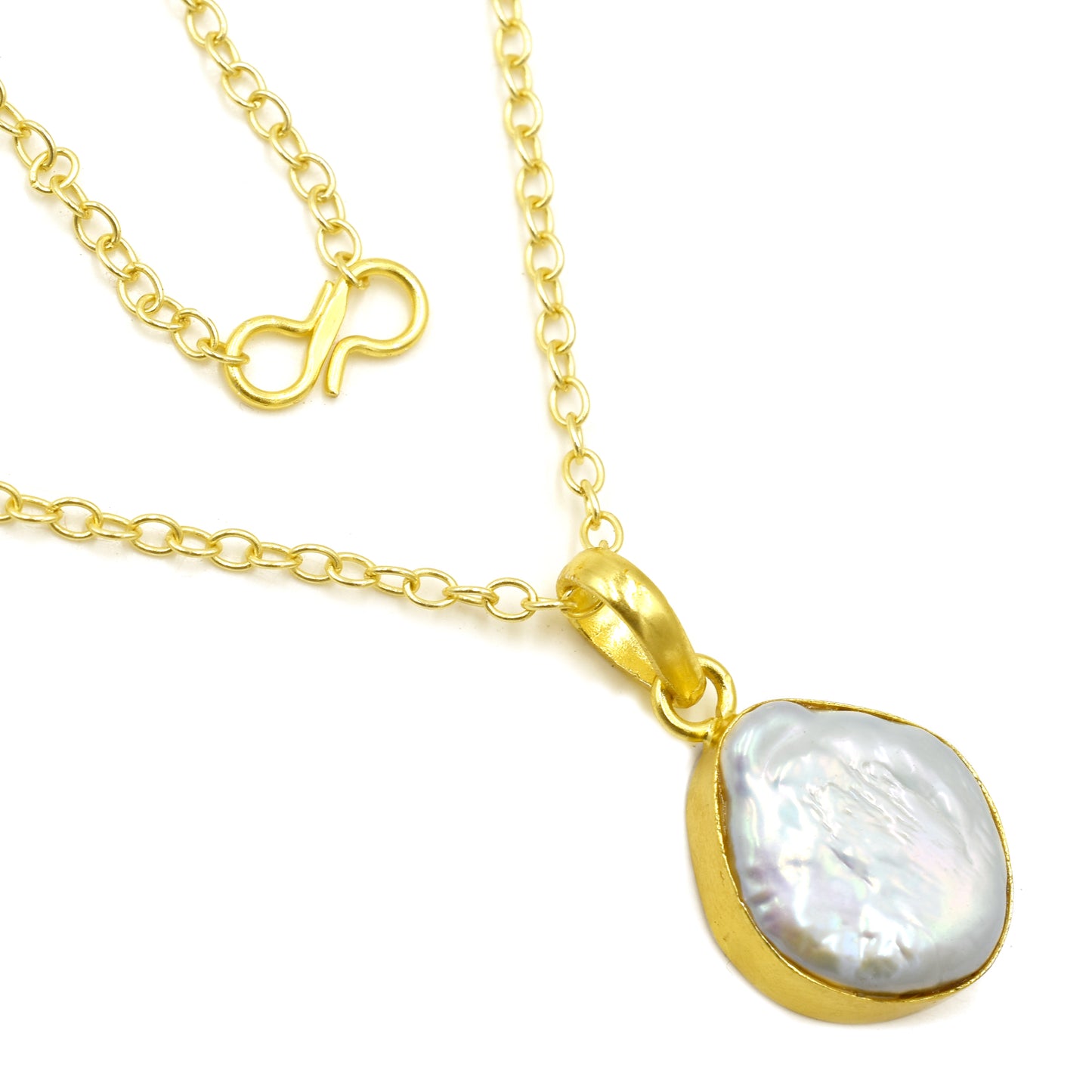 Baroque Pearl Pendant Set