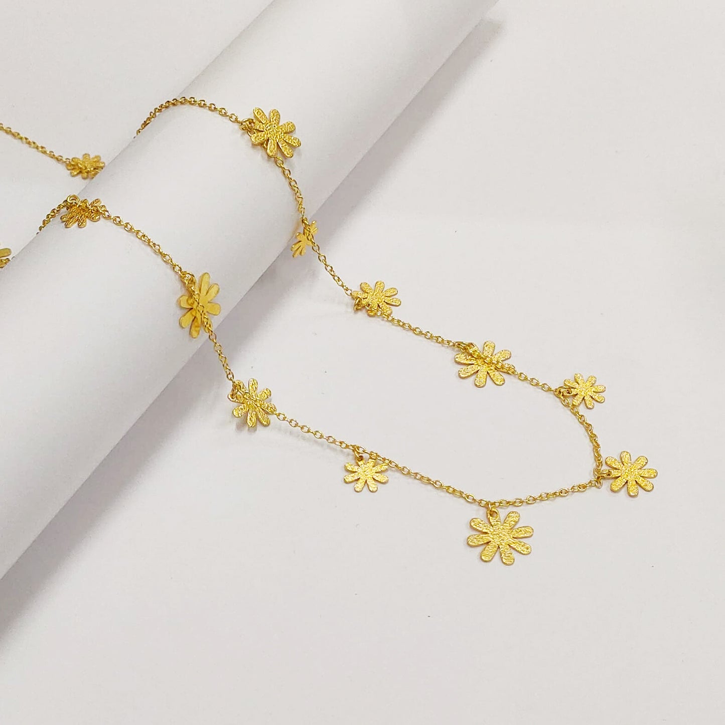 Floral Fantasy Chain Necklace