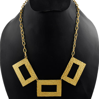 Square Statement Chain Necklace