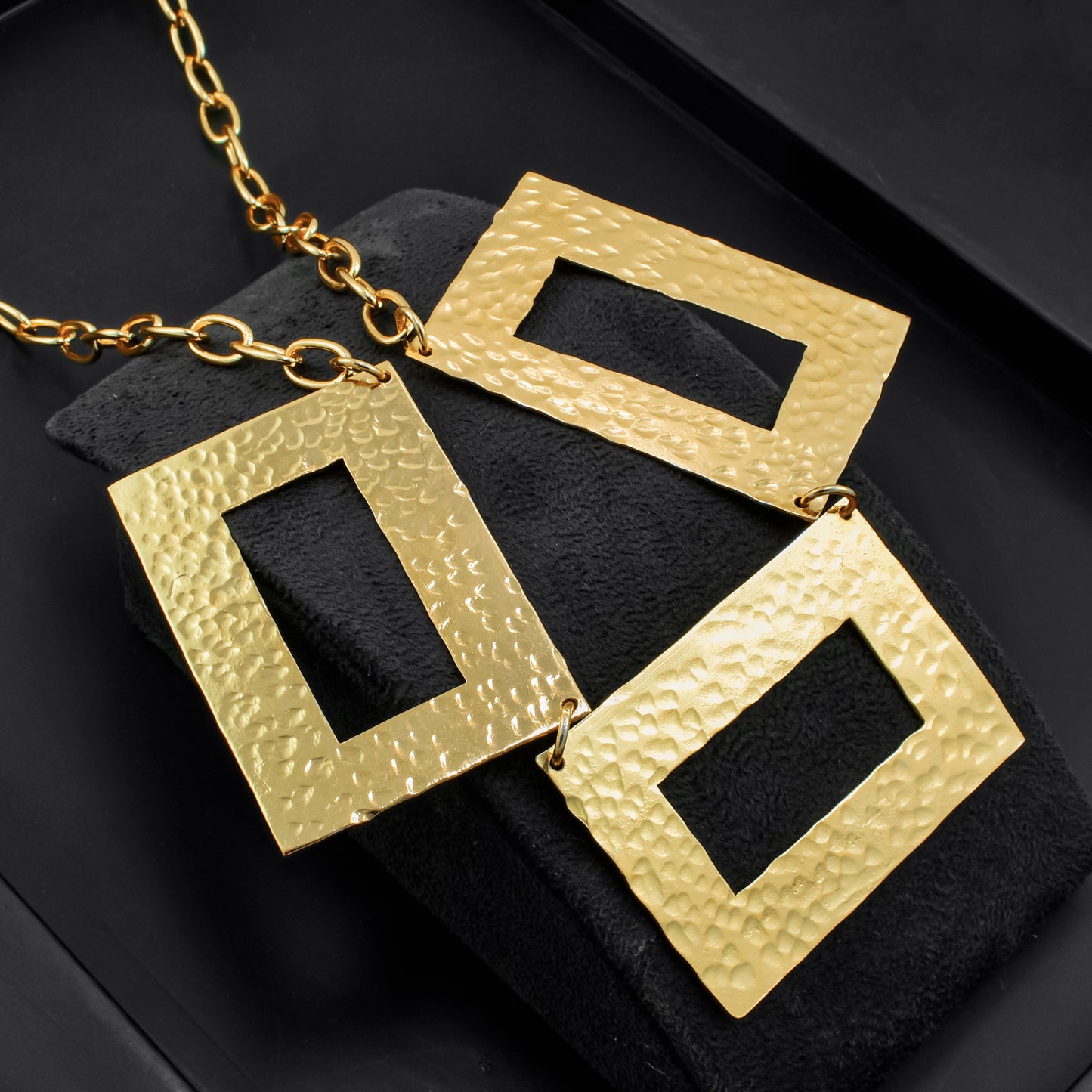 Square Statement Chain Necklace