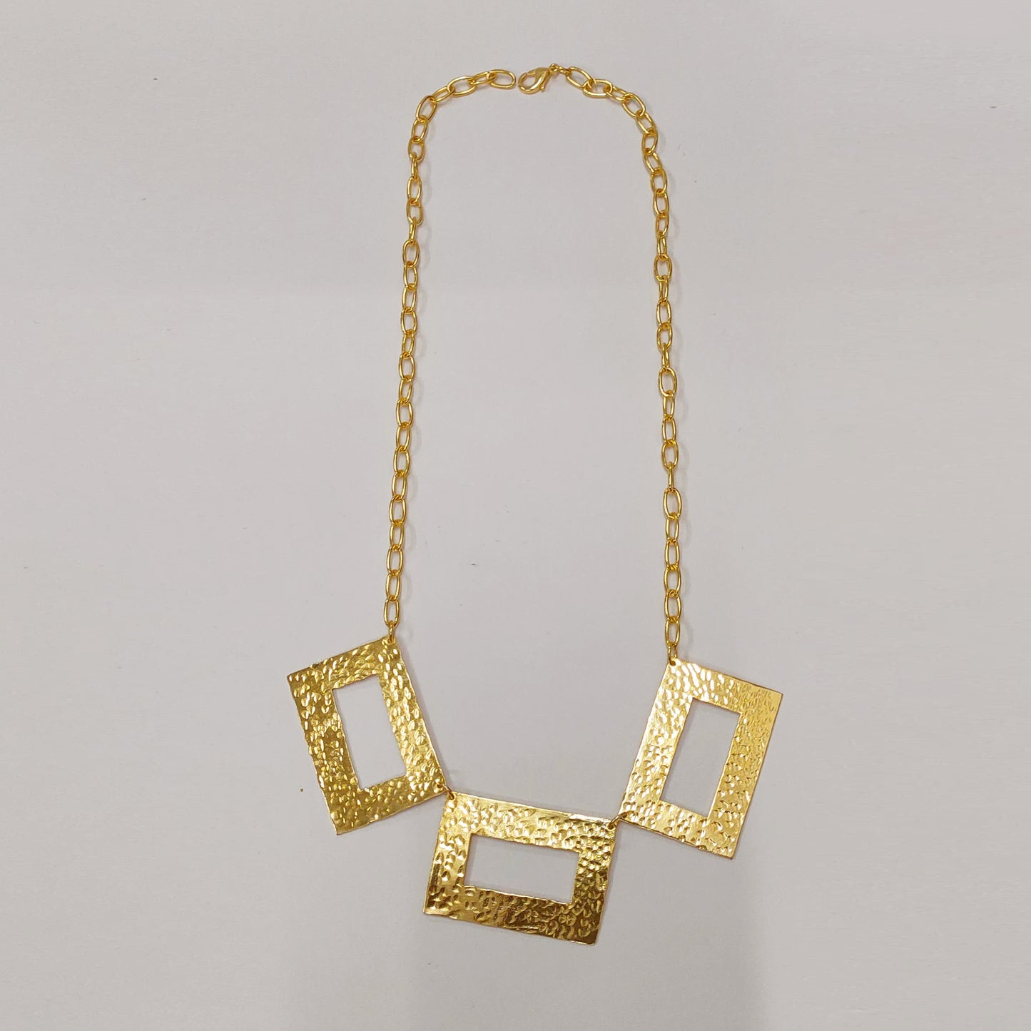 Square Statement Chain Necklace