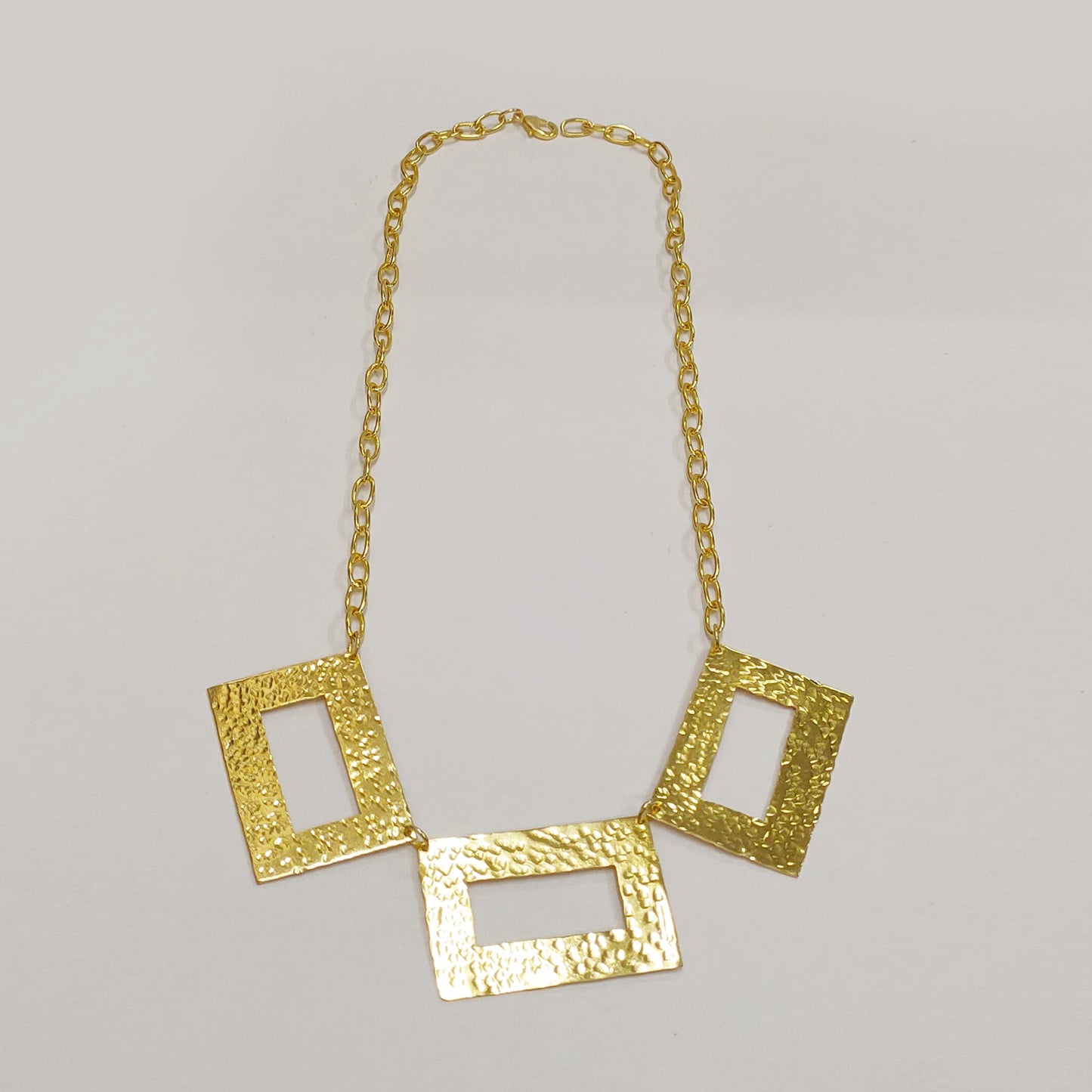 Square Statement Chain Necklace