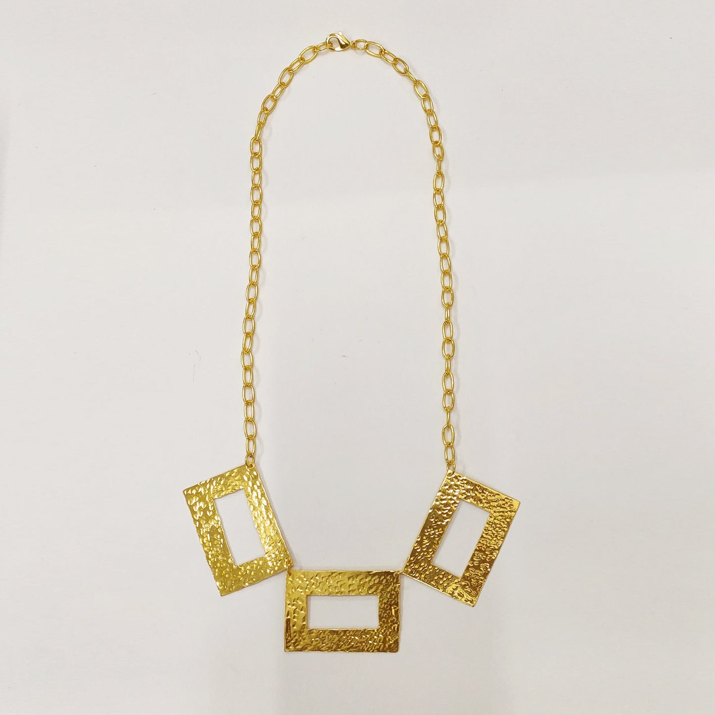 Square Statement Chain Necklace