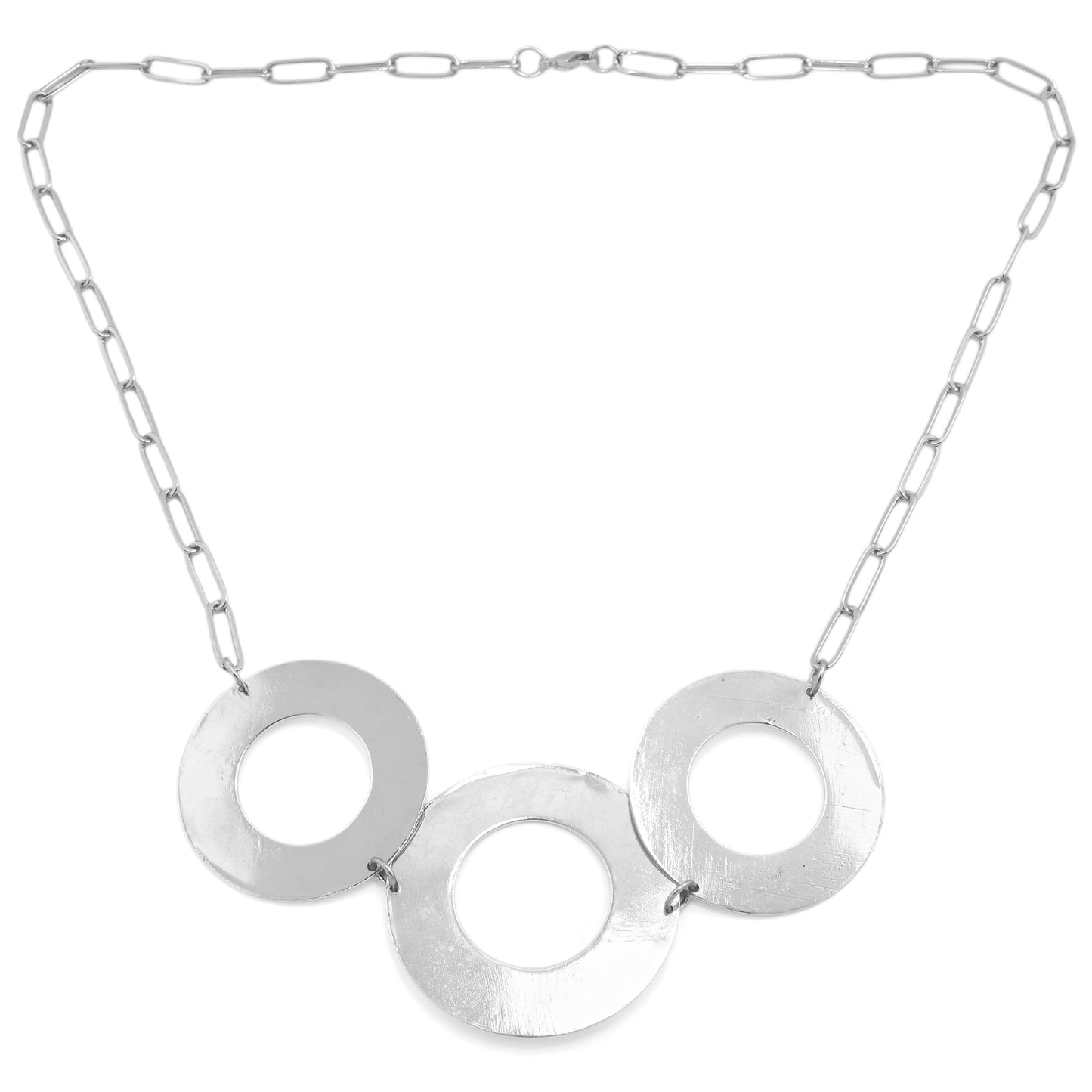 Circle Statement Chain Necklace