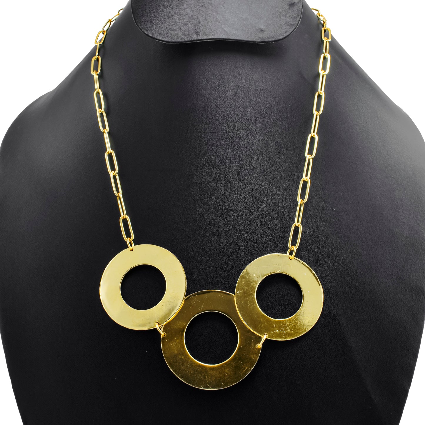 Circle Statement Chain Necklace