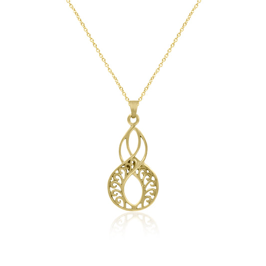 Double Infinity Of Love Pendant