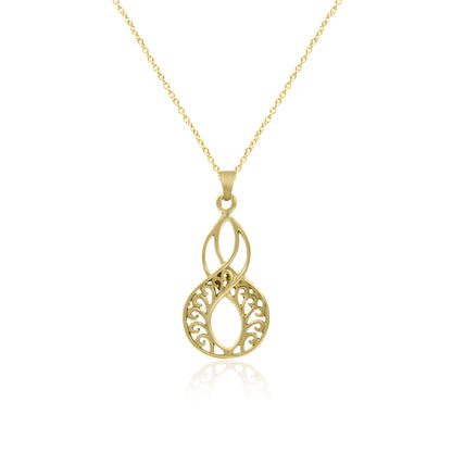 Double Infinity Of Love Pendant