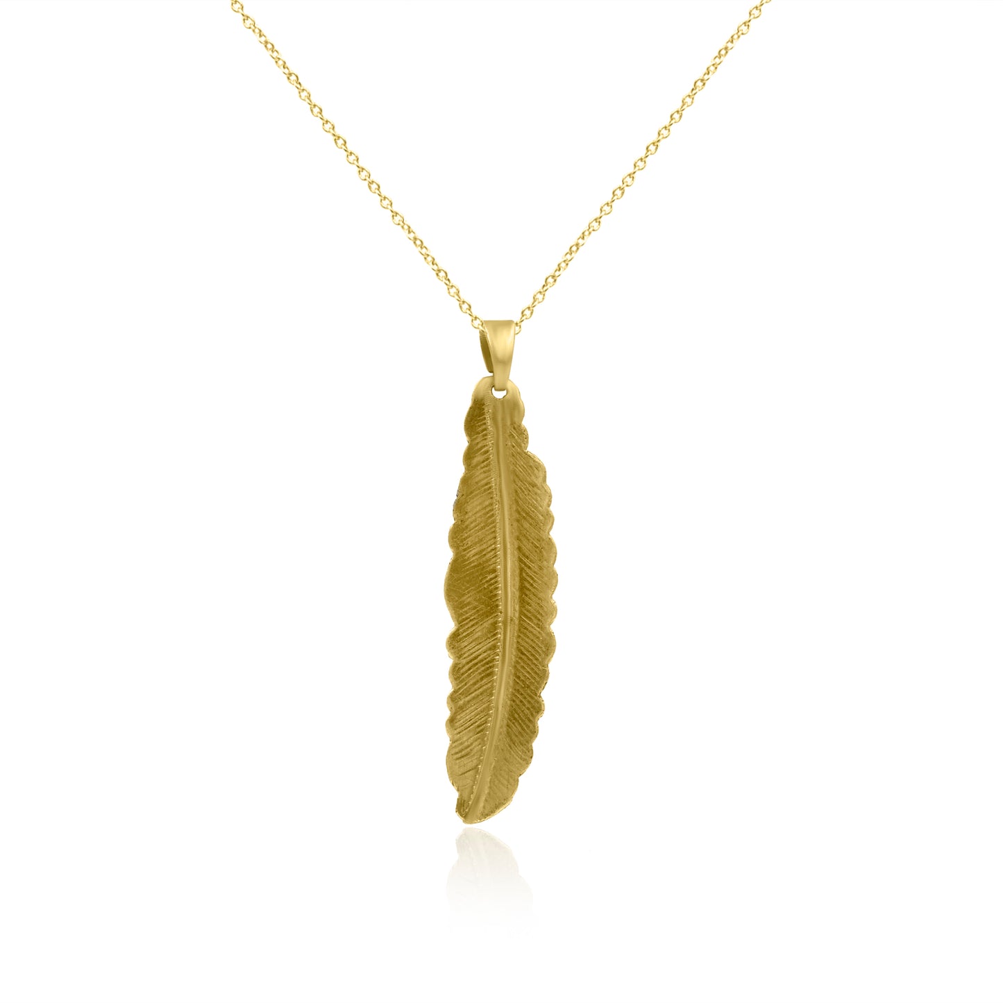 Golden Leaf Pendant